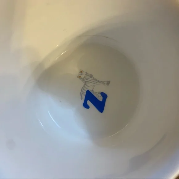 Vintage Lenox Teachers Pet Childs Mug and Plate Set Alphabet Numbers Animals - Picture 5 of 8